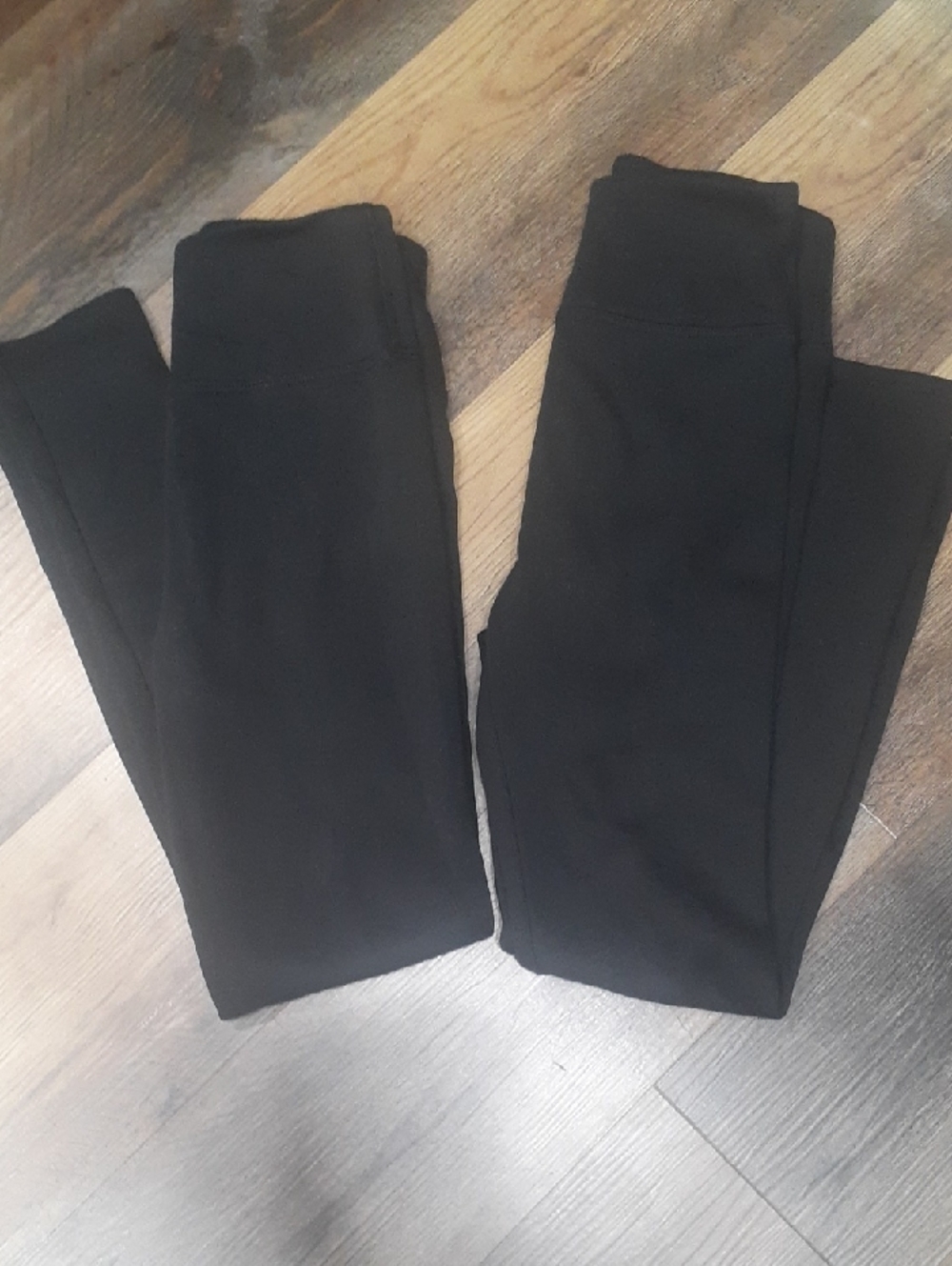 Girls Tuff Athletics Black Leggings - 2 Pair